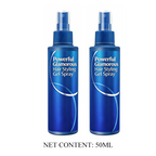 Arenzza Glamorous Hair Styling Gel Spray in a sleek bottle, designed for strong hold and shiny, glamorous hairstyles.