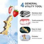 Arenzza 3-in-1 multifunctional portable health and beauty tool with multiple attachments for grooming and skincare.