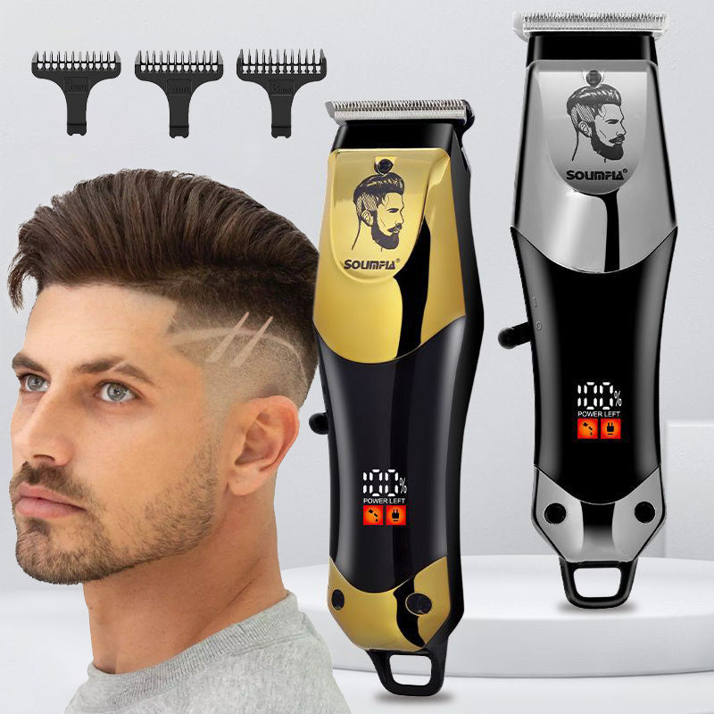 A men's multi-function electric hair clipper by Arenzza with adjustable blades and attachments for versatile grooming in a health and beauty setting.