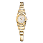 Arenzza women’s rhinestone bracelet watch with a silver-tone band and sparkling rhinestones, stylish and elegant for health and beauty.