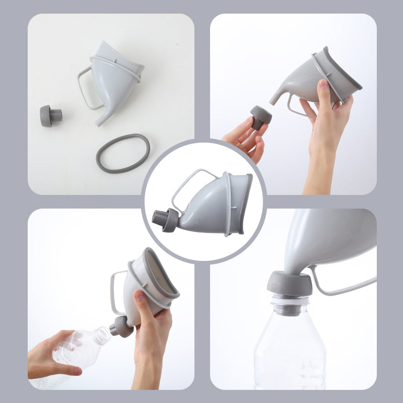 Aarenza portable unisex urination device in a compact, discreet design suitable for health and outdoor use.