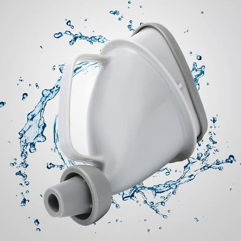 Arenzza portable unisex urination device made of flexible, lightweight material for easy use in health and beauty settings.