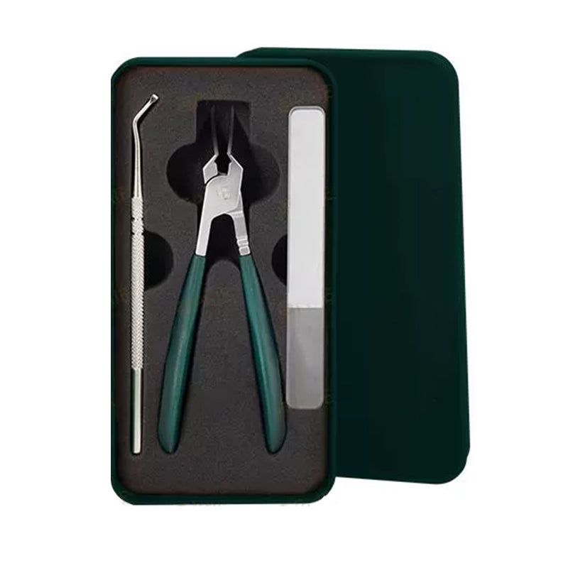 Arenzza 2026 hot sale anti-splash 25° slant edge nail clipper 3-piece set for precise nail trimming and grooming.
