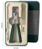 Aarenzza 2026 hot sale anti-splash 25° slant edge nail clipper 3-piece set for grooming and nail care.