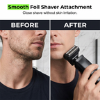 Arenzza 3-in-1 electric grooming kit for men featuring multiple attachments for beard trimming, hair cutting, and shaver functions.