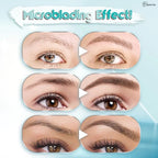 Arenzza waterproof brow pen with four tips for natural, defined eyebrows, perfect for beauty and makeup application.