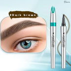 Arenzza waterproof brow gel with four tips for natural, defined eyebrows, displayed in a sleek tube on a neutral background.
