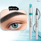 Arenzza waterproof eyebrow pen with 4 tip options for natural, defined brows in a sleek design.