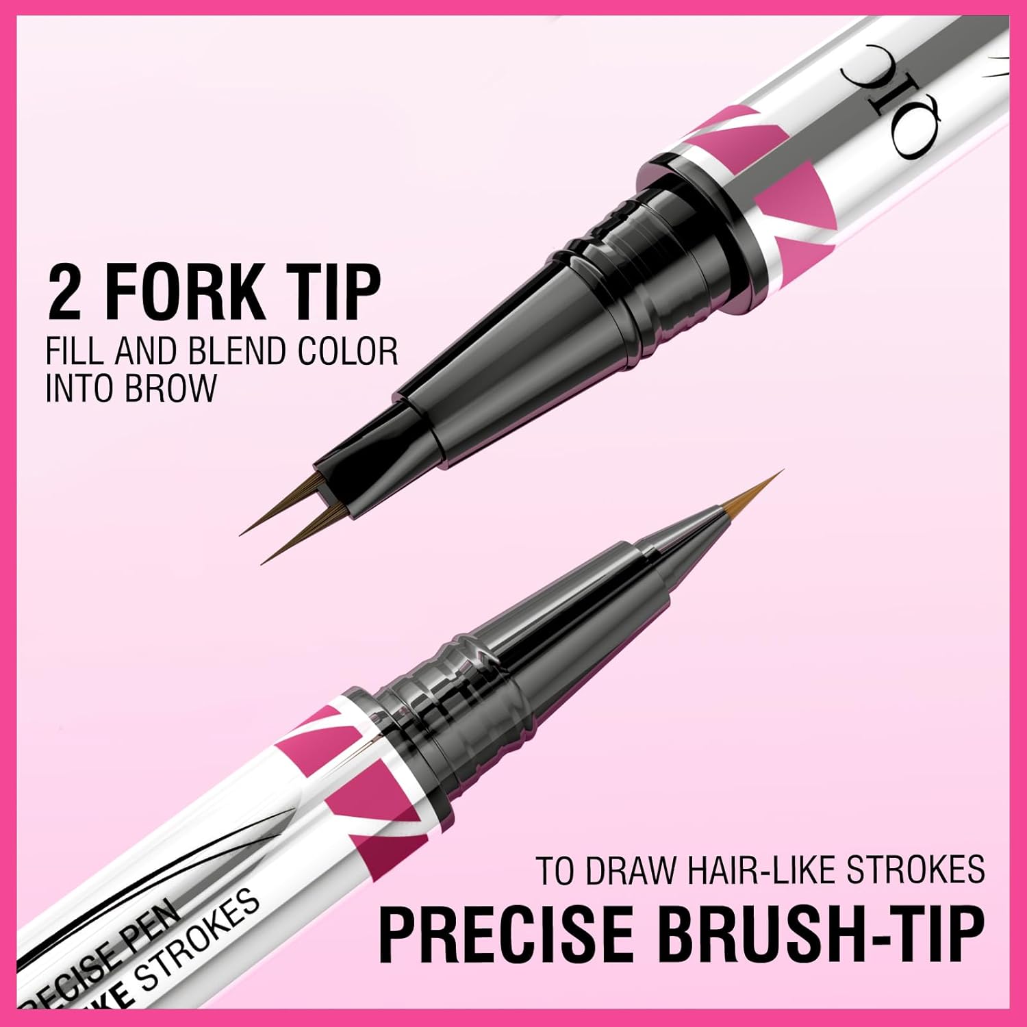 Arenzza 3D Waterproof Microblading Eyebrow Pen for precise eyebrow enhancement in a sleek, compact design.