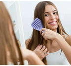 Arenzza hollow out smooth hair fluffy comb with wide teeth for gentle detangling and volume in health and beauty.