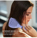 Arenzza hollow out smooth hair fluffy comb with a sleek design, perfect for detangling and styling hair effortlessly.