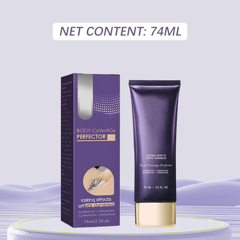 Aarenza waterproof cover-up concealer in a sleek tube, designed for skin coverage with a smooth, blendable texture.