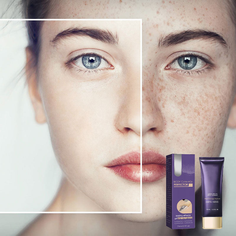 Aarenza waterproof cover-up concealer tube from the Health & Beauty category, showing the sleek packaging with purple accents.