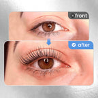 Arenzza waterproof curling mascara with long-lasting formula, shown in a sleek black tube with a brush applicator.