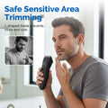 Arenzza digital display body trimmer for men, featuring a sleek design with digital controls for precise grooming.