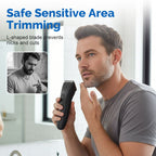 Arenzza digital display body trimmer for men, featuring a sleek design with digital controls for precise grooming.