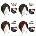 Aarenza 2025 hot sale partial bangs hair piece, natural-looking hair extension for health and beauty styling, shown on a mannequin.