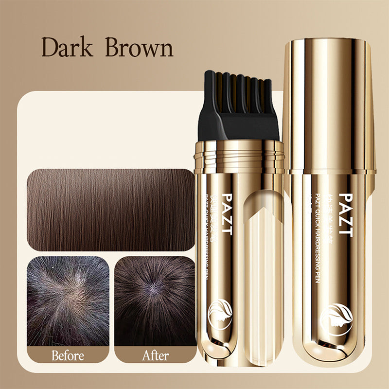 Arenzza 2-in-1 hair dye comb for gray hair, featuring a convenient design for easy hair coloring and touch-ups.