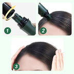 Aarenza Temporary Gray Coverage Hair Dye Pen held in hand showcasing gray hair color application for quick touch-ups.