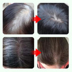 Aarenzza temporary gray hair dye pen in black, showing the pen tip and packaging for quick gray coverage application.