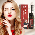 Arenzza colorful plant hair dye with innovative comb applicator, vibrant shades for natural-looking hair color.