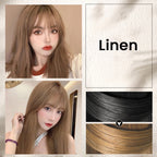 Arenzza Colorful Plant Hair Dye with innovative comb applicator, showcasing vibrant hair color and applicator for easy use.