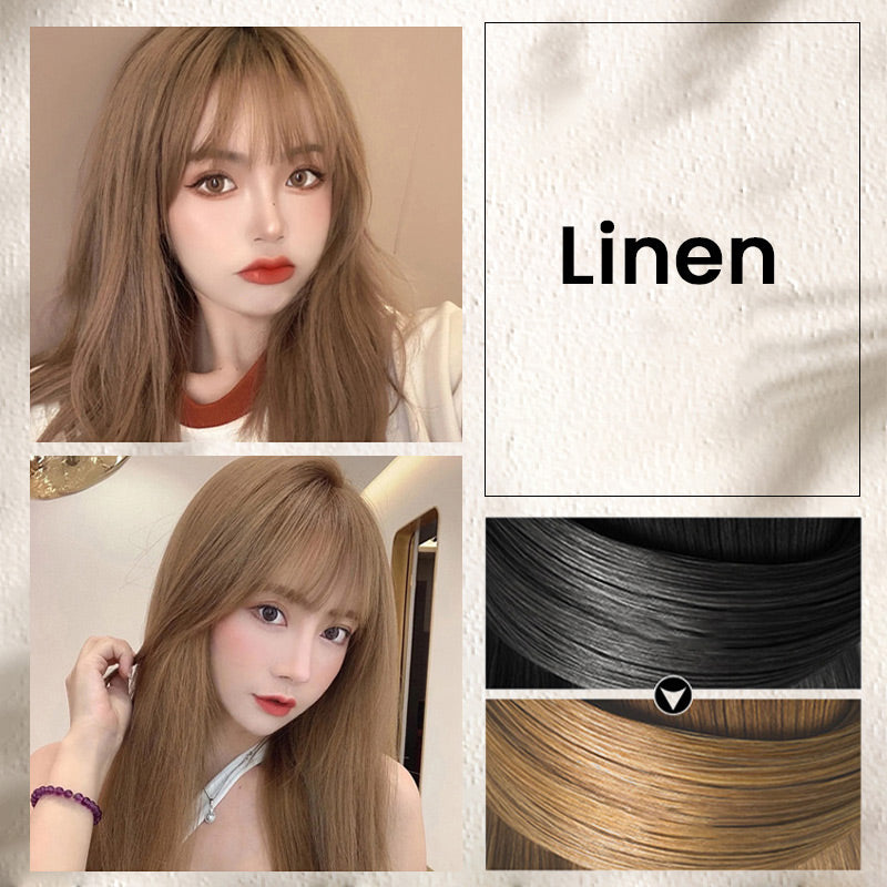 Arenzza Colorful Plant Hair Dye with innovative comb applicator, showcasing vibrant hair color and applicator for easy use.