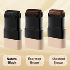 Arenzza Instant Hair Color Stick with built-in comb, showing the compact color stick and comb tool for quick hair touch-ups