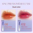 A close-up of Arenzza Plumping & Anti-Wrinkle Hydrating Lip Serum tube with a focus on the sleek packaging and applicator.