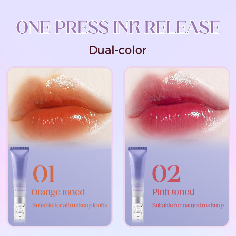 A close-up of Arenzza Plumping & Anti-Wrinkle Hydrating Lip Serum tube with a focus on the sleek packaging and applicator.