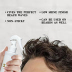 Arenzza Hair Styling Spray and Cream set with bottles of styling products for hair care and styling.