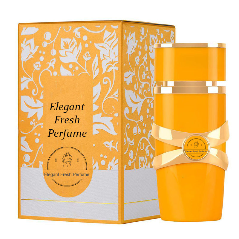 Arenzza 100ml luxury EDP perfume spray for women and men, elegant bottle with silver cap and floral fragrance details