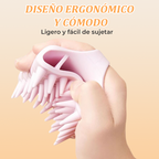 Arenzza silicone scalp massager with flexible bristles for relaxing scalp massage and improved hair health.
