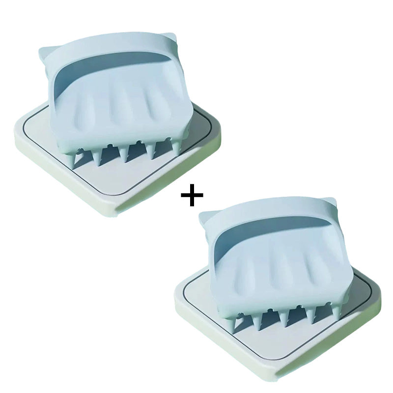 Arenzza silicone scalp massager with flexible bristles for relaxing scalp massage and hair care in a health and beauty setting.