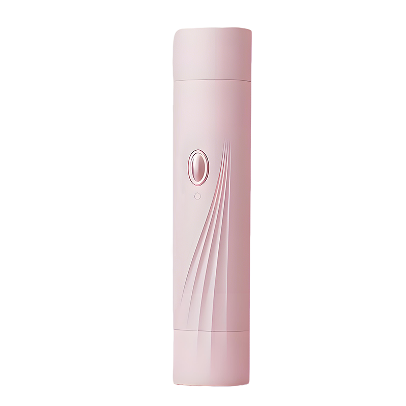 Portable dual-head electric epilator by Arenzza for efficient hair removal in health and beauty grooming routines.