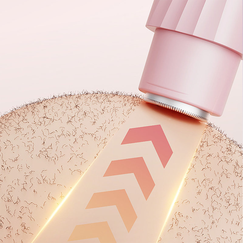 Arenzza portable dual-head electric epilator for hair removal, compact design, suitable for smooth skin in health and beauty use.