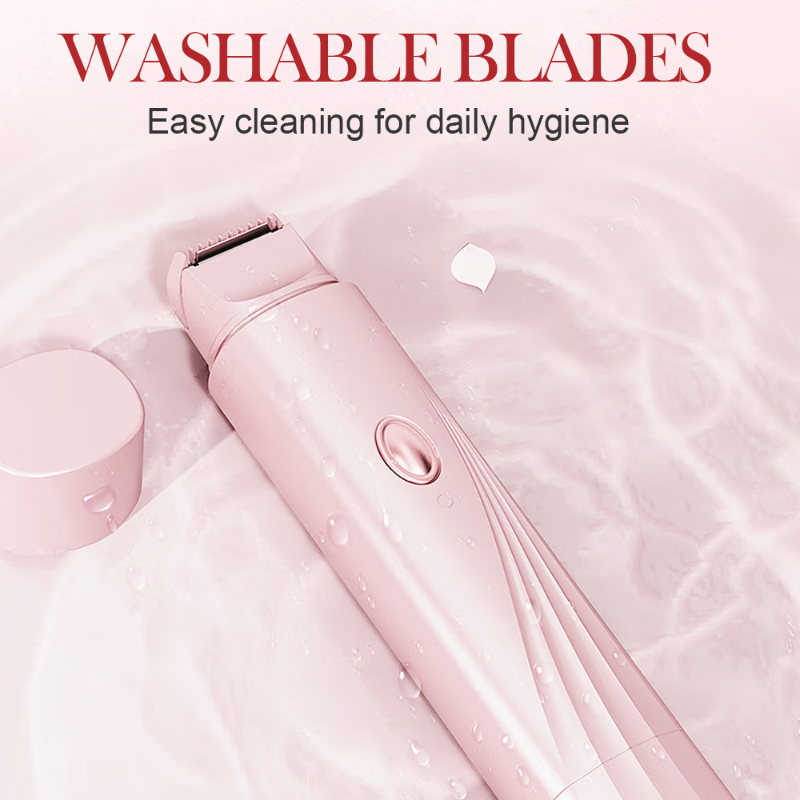 Arenzza portable dual-head electric epilator for hair removal, compact design, suitable for face and body grooming.