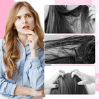 Arenzza straight and curly hair straightening comb in black with evenly spaced teeth, designed for easy hair styling and straightening.