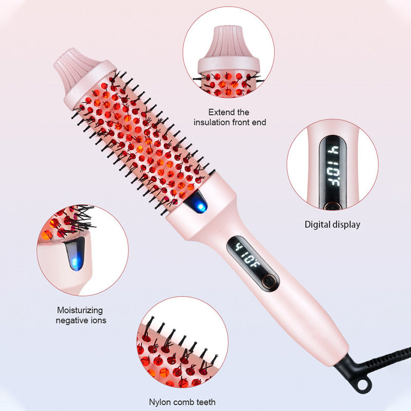 Arenzza fluffy styling comb with negative ion technology and thermal brush for hair styling and health & beauty.