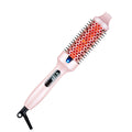 Arenzza Fluffy Styling Comb and Negative Ion Thermal Brush for hair styling, featuring a sleek black handle and bristles.