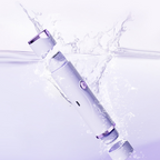 Arenzza electric dual-head body hair trimmer with waterproof design and hypoallergenic features for sensitive skin, shown in image.