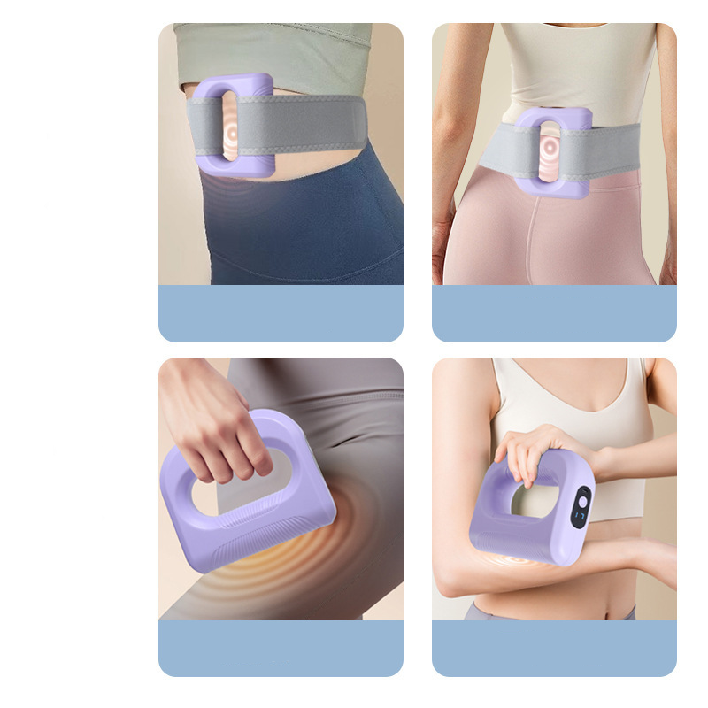Arenzza 5-speed handheld massager ring with adjustable belt for muscle relaxation and pain relief in health and beauty.
