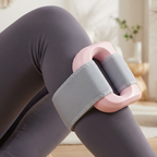 Arenzza 5-Speed Handheld Massager Ring with adjustable belt, featuring multiple massage nodes and ergonomic design for muscle relief.