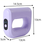 Arenzza 5-speed handheld massager ring with adjustable belt, compact health and beauty device for muscle relaxation.