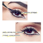 Arenzza waterproof liquid eyeliner pen with long-lasting formula, shown with black ink on a white background.
