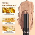 Arenzza glitter eyeshadow stick in multiple colors with shimmering, waterproof, long-wearing formula for versatile eye makeup.