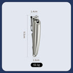 Arenzza Effortless Nail Clipper with 360° swivel head for easy use on both hands, featuring a sleek, ergonomic design for precise trimming.
