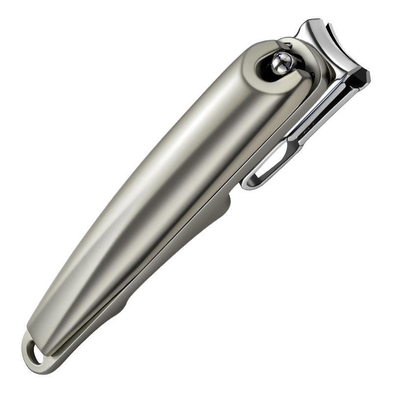 Arenzza Nail Clipper with 360° swivel head for easy trimming, designed for both left and right-handed use, in a sleek health and beauty style.