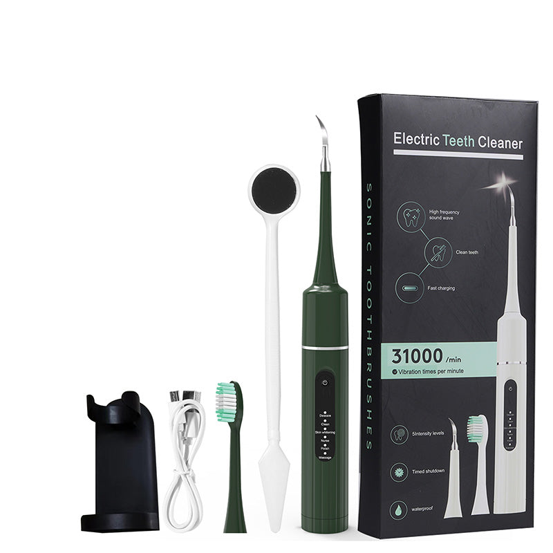 Arenzza ultrasonic teeth cleaner with multiple speed settings and professional design for effective dental hygiene.