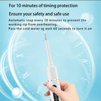 Arenzza ultrasonic teeth cleaner with multiple speeds and functions, showing its sleek design and detachable cleaning head.